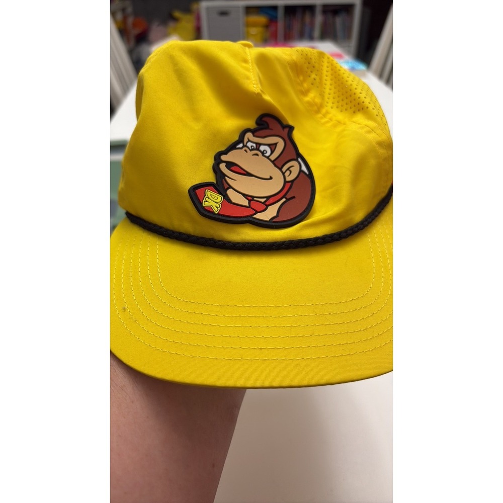 Super Nintendo World Donkey Kong Yellow Rope Hat